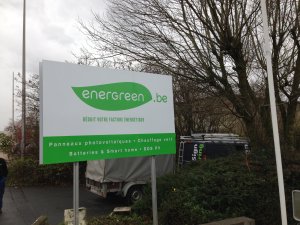 energreen enseigne sur rue