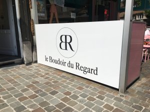 impression de panneau le boudoir du regard