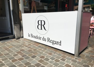 impression de panneau le boudoir du regard